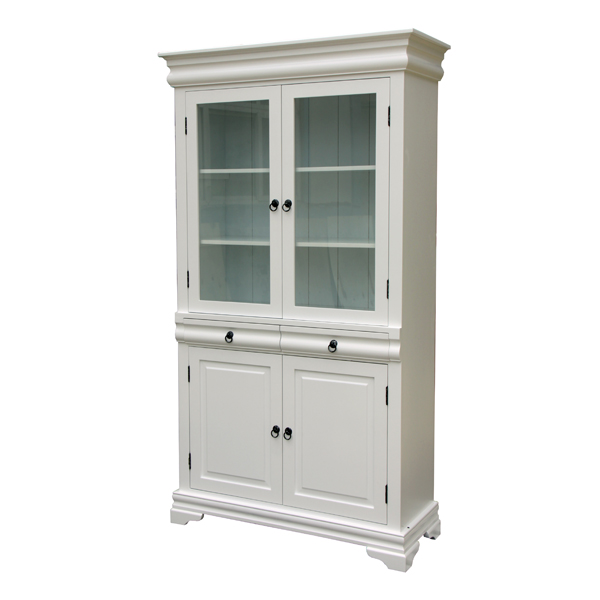 classic American country style white sideboard